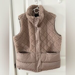 Tribal Beige Quilted Vest